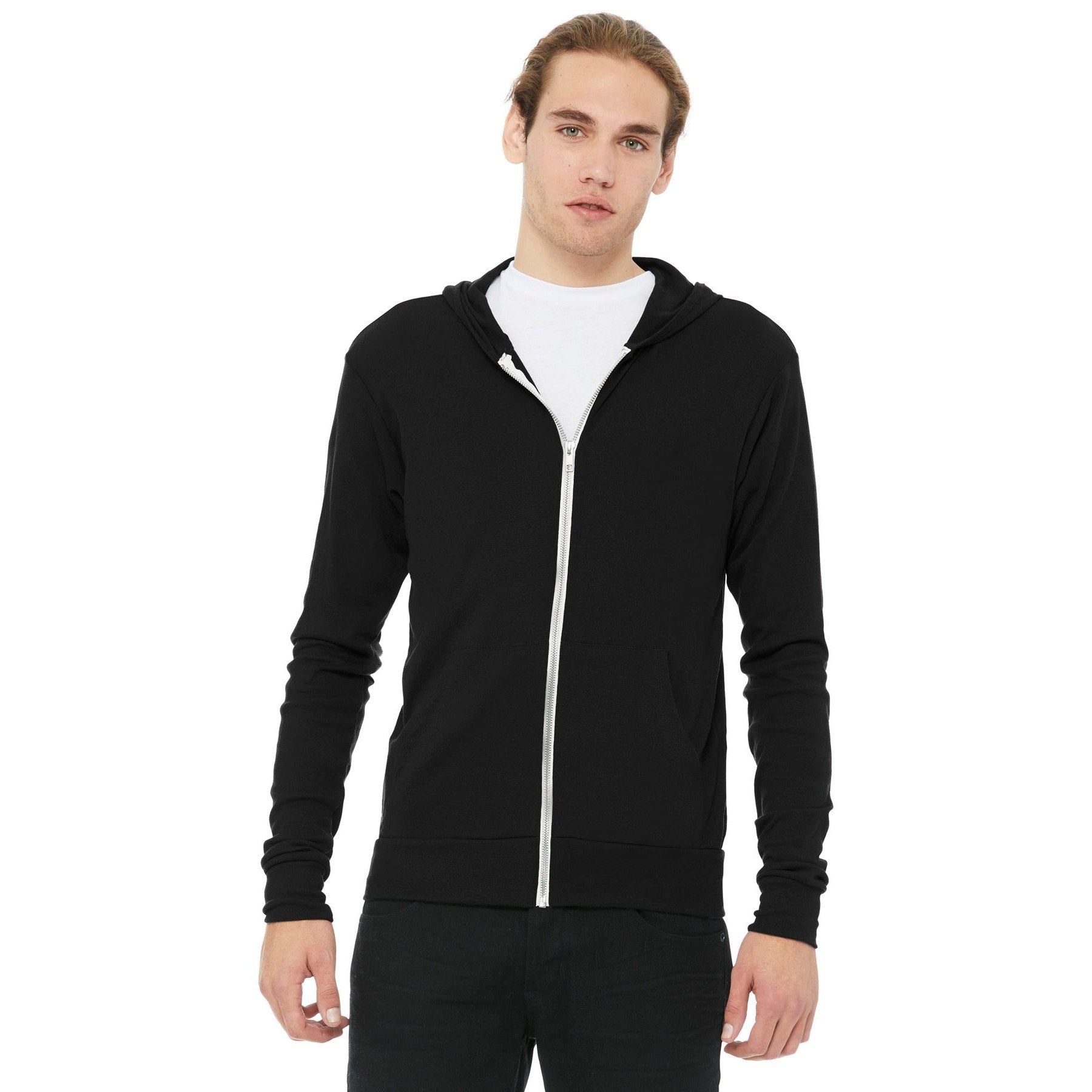 Bella + Canvas-BELLA+CANVAS ® Unisex Triblend Full-Zip Lightweight Hoodie. BC3939-MedTech-5